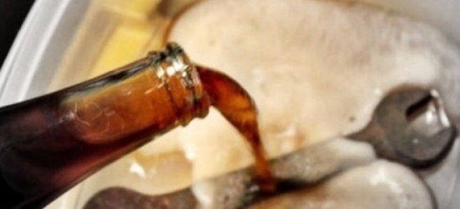 Можно ли отмыть ржавую машину кока-колой. проводим эксперимент