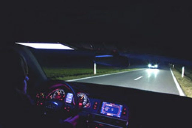 Вождение автомобиля ночью, 5 ошибок