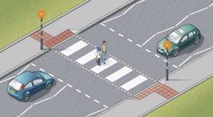 Что ПДД говорят о пересечении пешеходного перехода автомобилем?